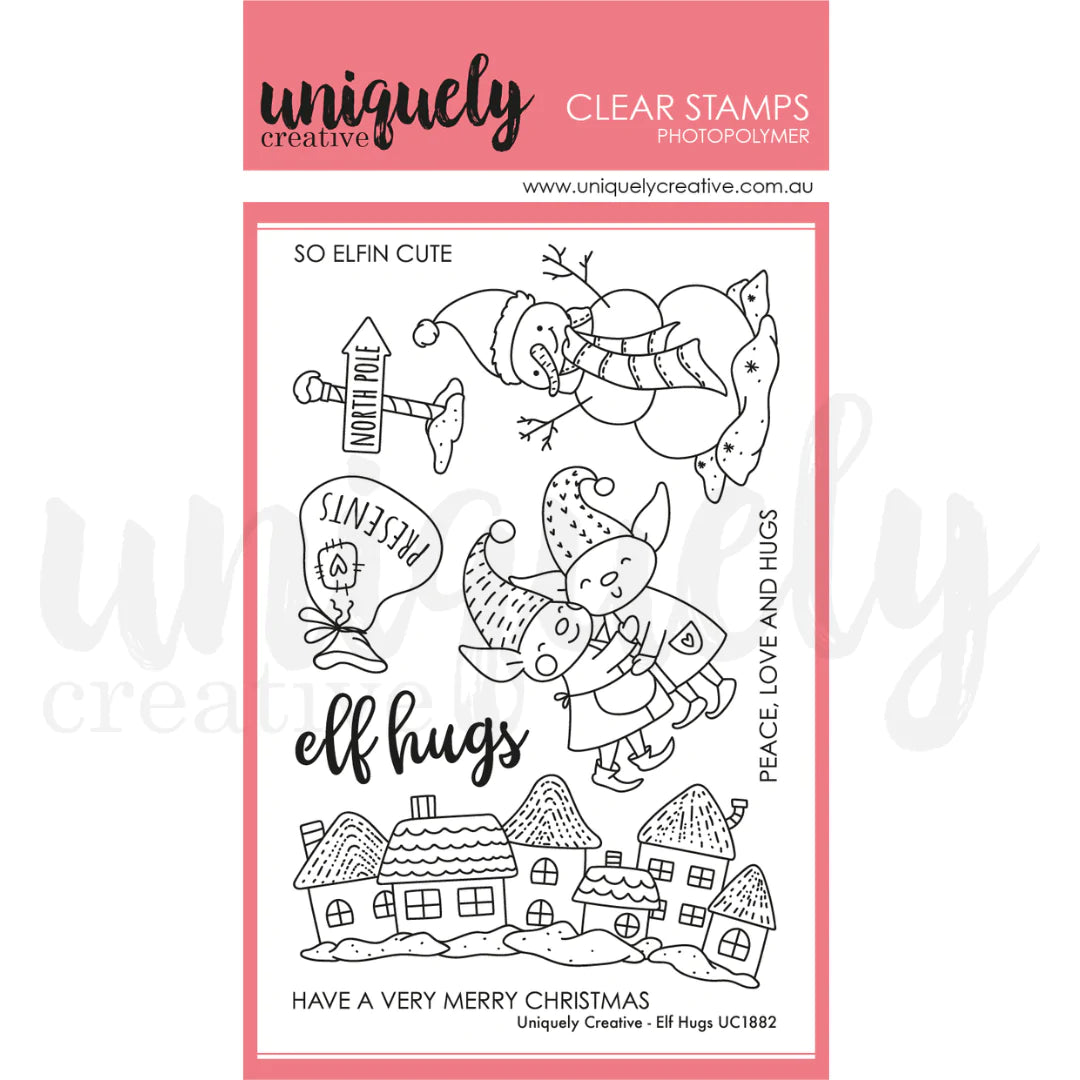 Uniquely Creative - Elf Hugs Stamp *