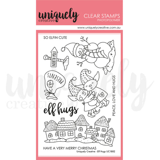 Uniquely Creative - Elf Hugs Stamp