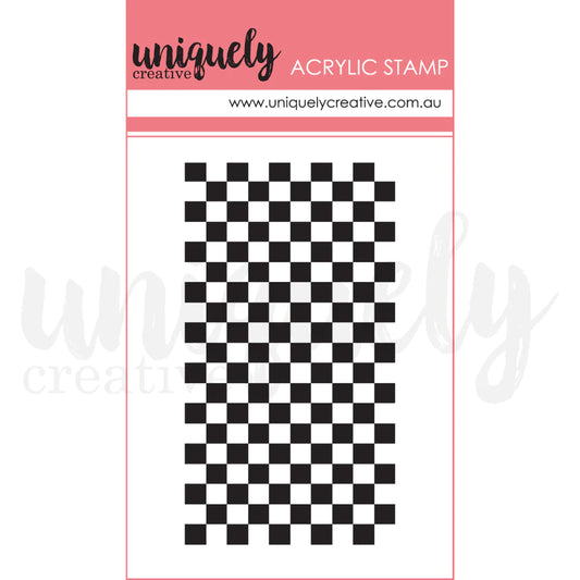 Uniquely Creative - Checkerboard Mark Making Mini Stamp