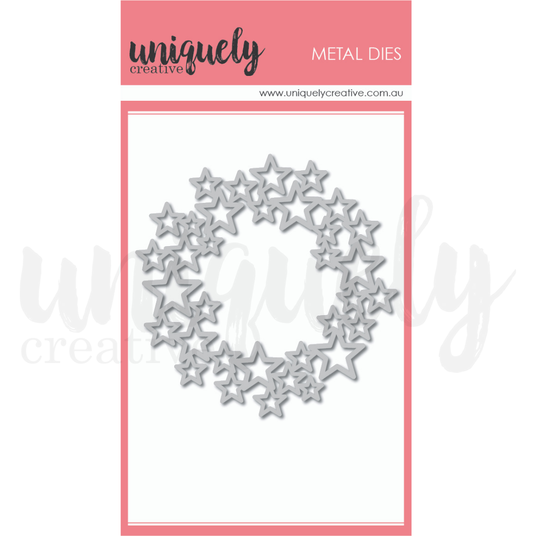 UNIQUELY CREATIVE - STAR WREATH DIE