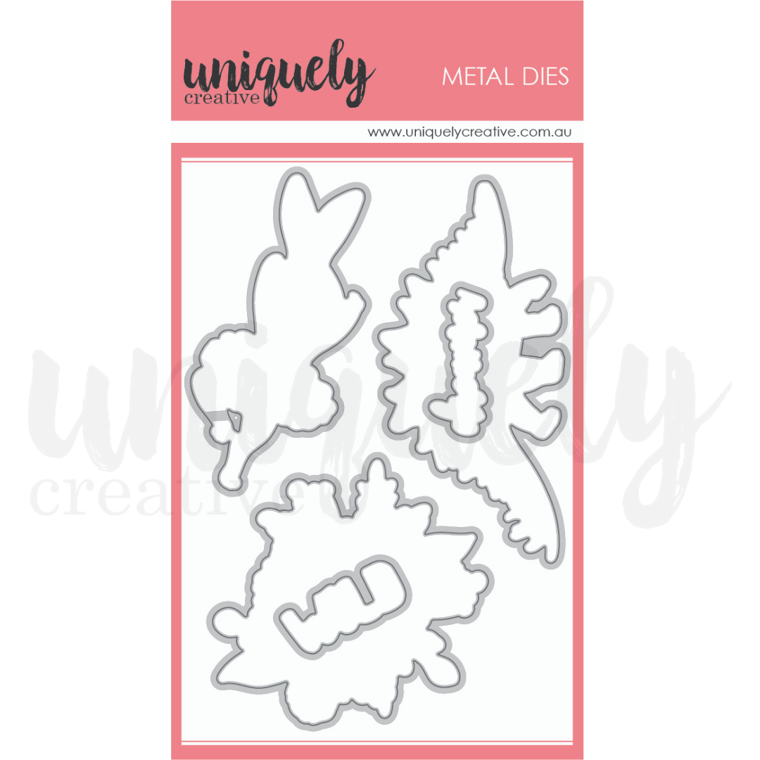 UNIQUELY CREATIVE - WILD DREAMS STAMP & DIE SET (SPECIAL PRICE FOR 2)*