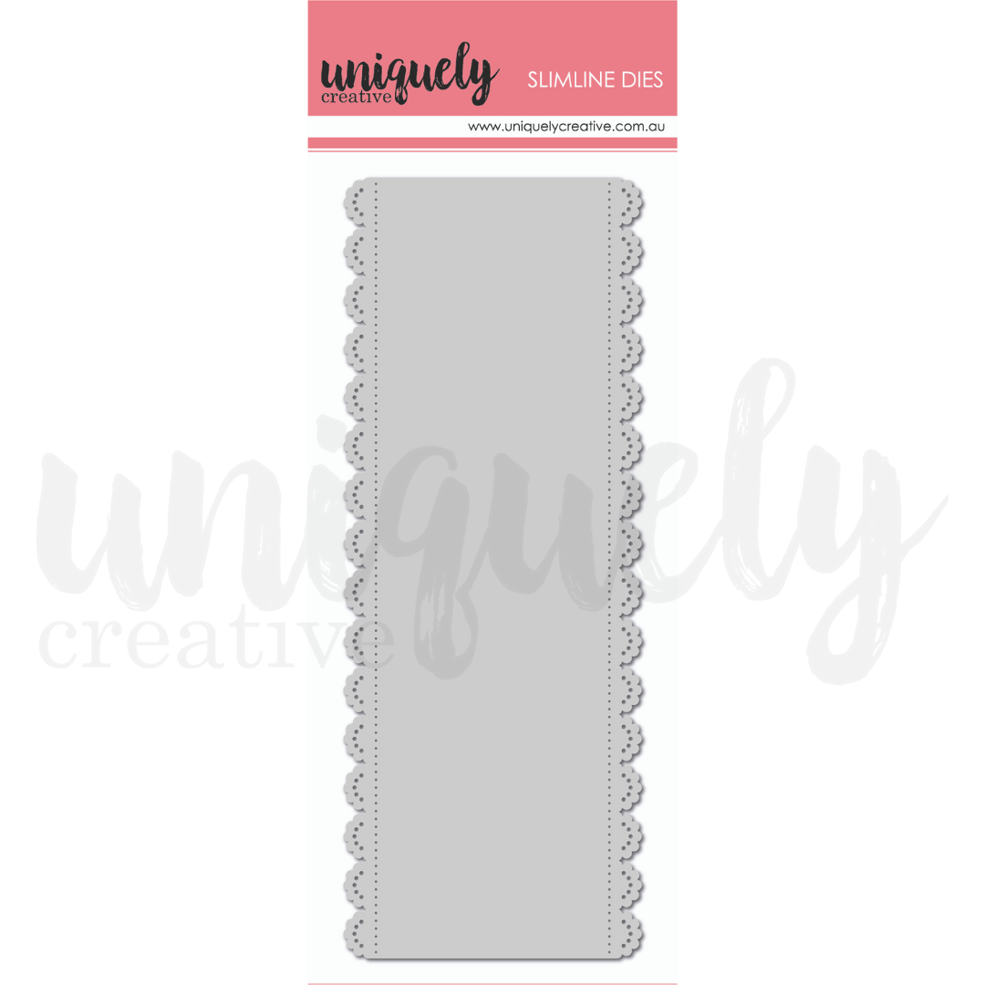UNIQUELY CREATIVE - SLIMLINE DIES - DOILY BORDER DIE *