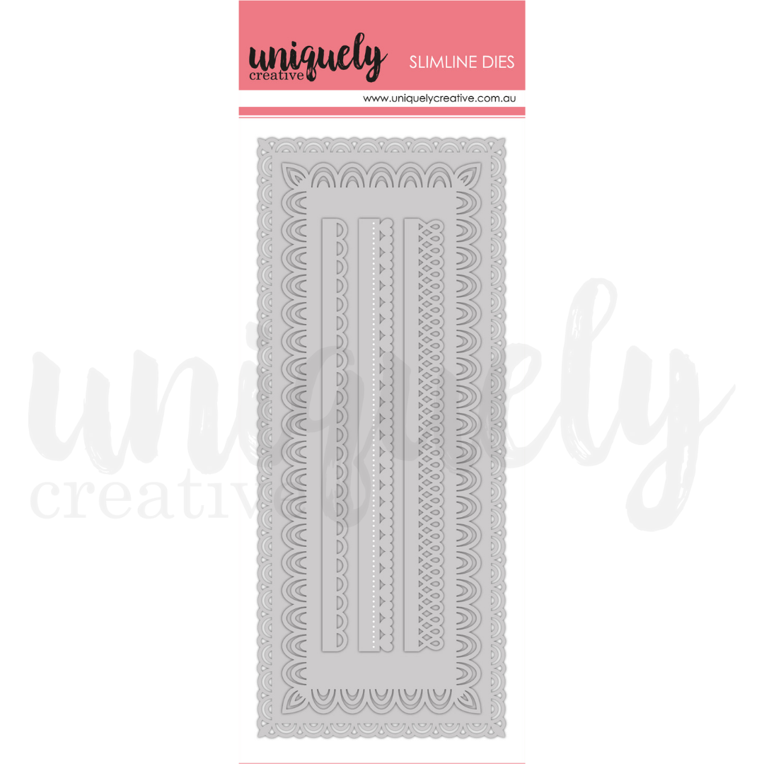 Uniquely Creative - Slim Lacy Borders Die *