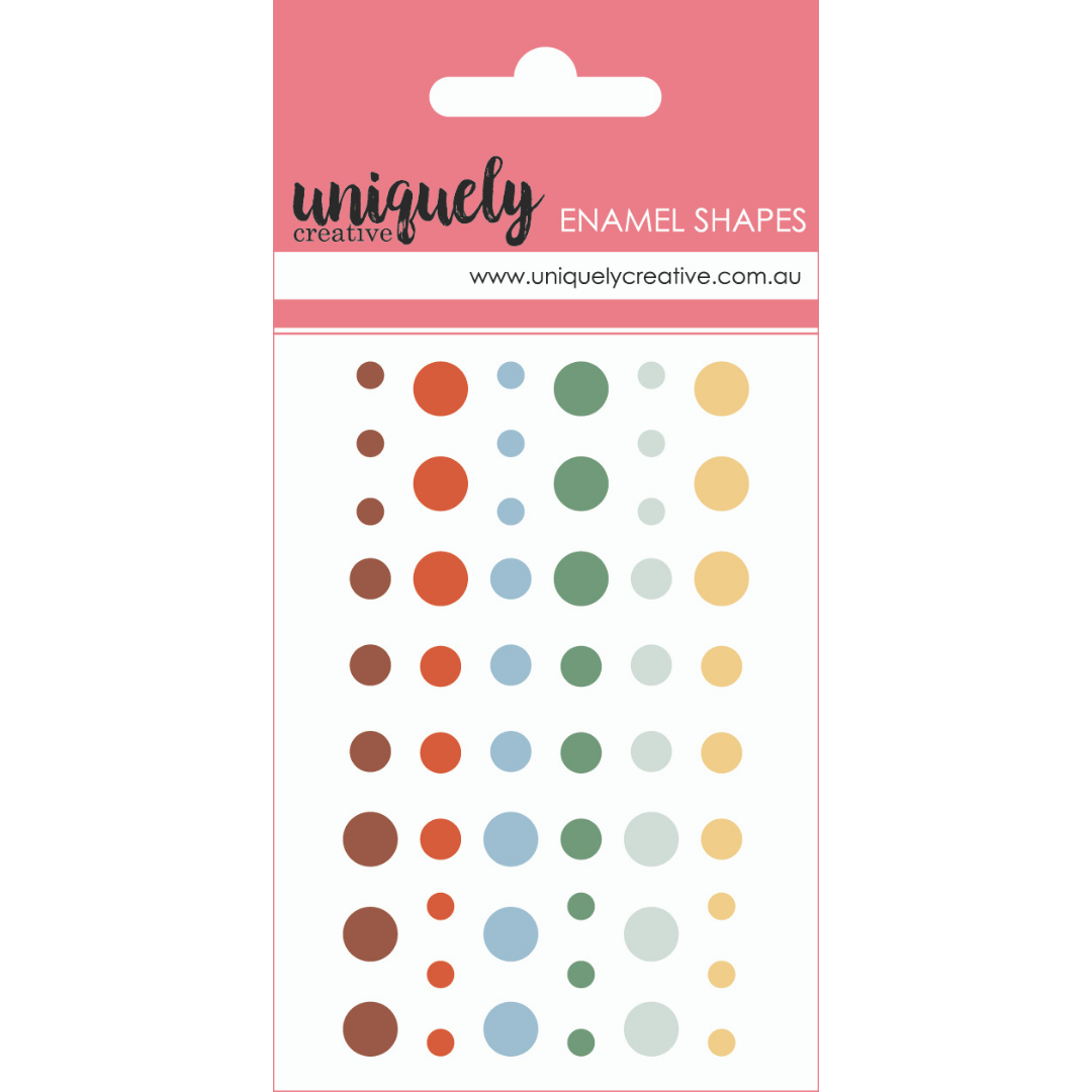 UNIQUELY CREATIVE - WILD - ENAMEL DOTS *