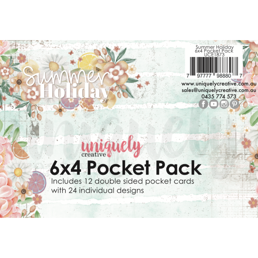 Uniquely Creative - 6 x 4 Pocket Pack - Summer Holiday