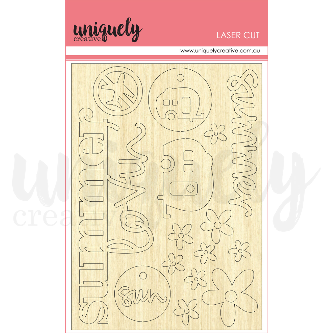 Uniquely Creative - Laser Cut - Summer Holiday *
