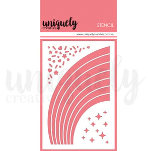 Uniquely Creative - Rainbow Magic stencil *