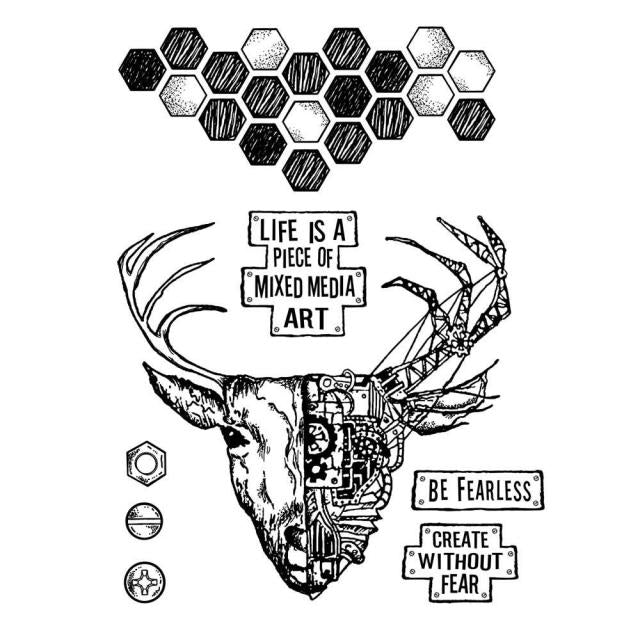 Stamperia - Mixed Media Stamp- Mixed Media Art - 8 Pieces*