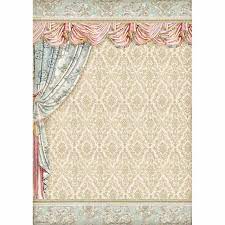 Stamperia - Rice Paper - A3 - Drapery