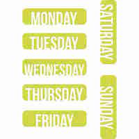 KAISERCRAFT - DECORATIVE DIE - MONTHS