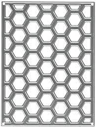 KAISERCRAFT - DECORATIVE DIE - 3X4 HEXAGON