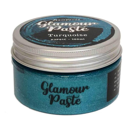 Stamperia - Glamour Paste - Turquoise 100ML