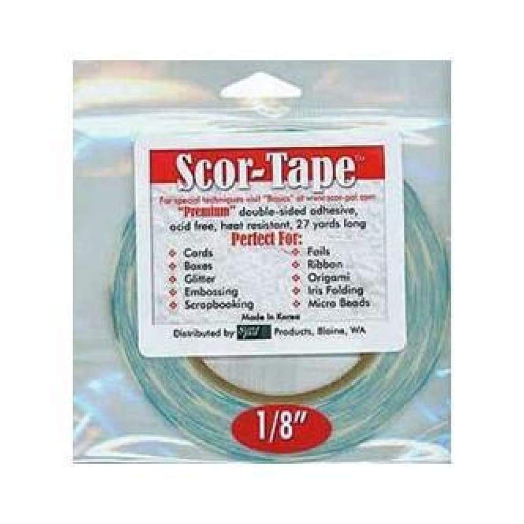 SCOR-TAPE - 1/8" PREMIUM DOUBLE SIDED TAPE (25M)