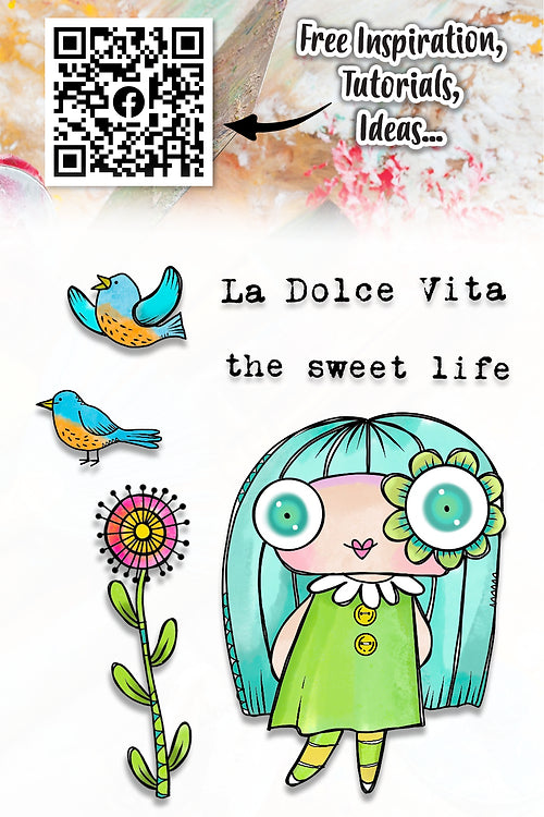 AALL & Create -A7  Clear Stamp - La Dolce Vita