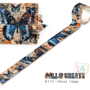 AALL & Create -Washi - Layer it up! - Coral Wings #117