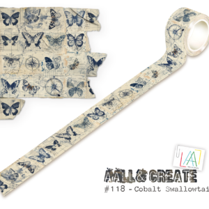 AALL & Create -Washi - Layer it up! - Cobalt Swallowtail #118