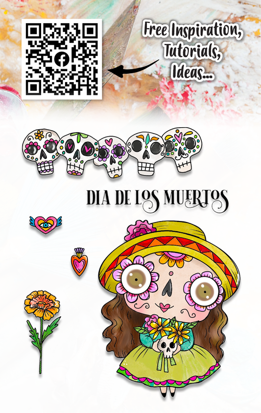 AALL & Create -A6  Clear Stamp - Catrin 6 stamps