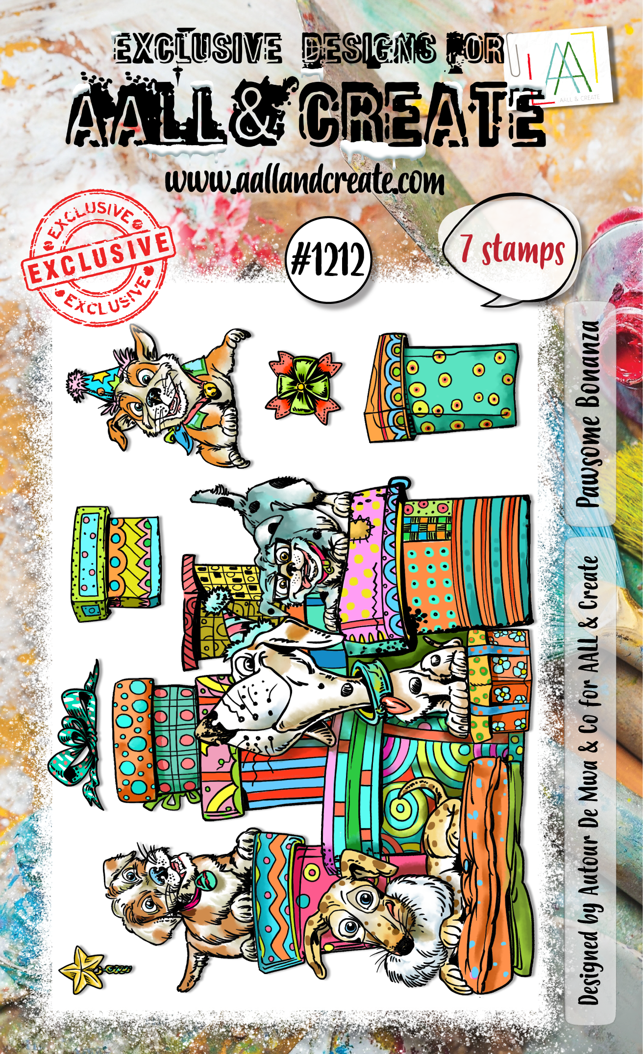 AALL & Create -Clear Stamp - #1212- Pawsome Bonanza