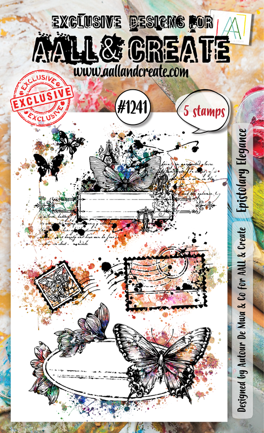 AALL & Create -Clear Stamp - #1241 - Epistolary Elegance