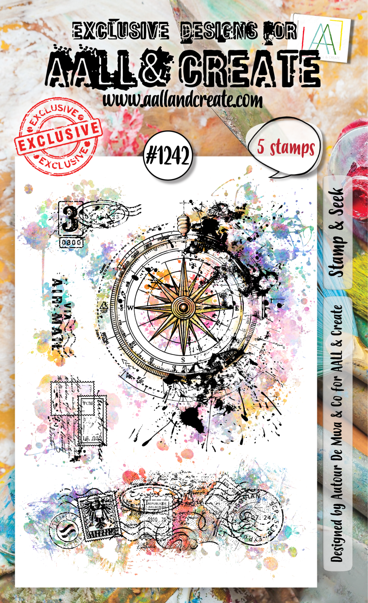 AALL & Create -Clear Stamp - #1242 - Stamp & Seek