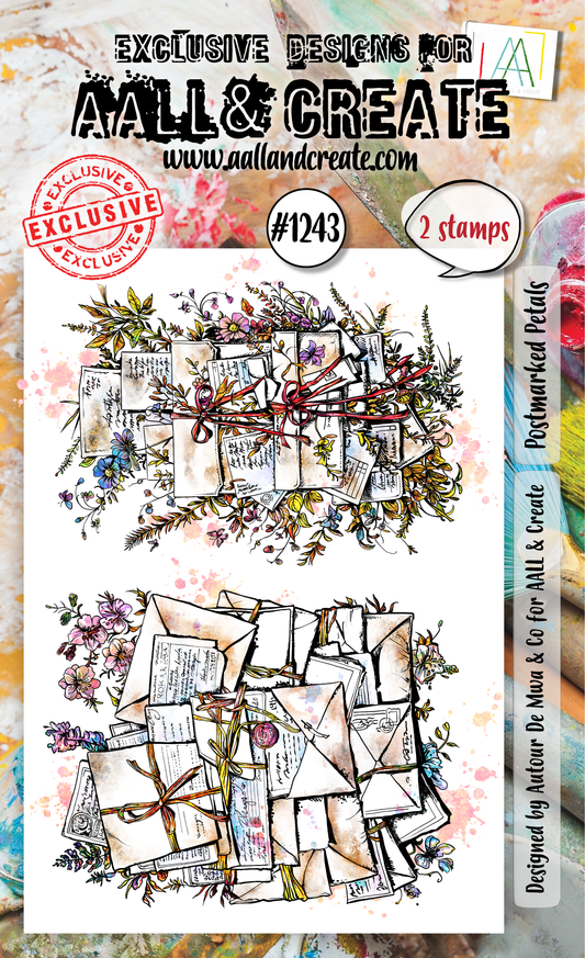 AALL & Create -Clear Stamp - #1243 - Postmarked Petals