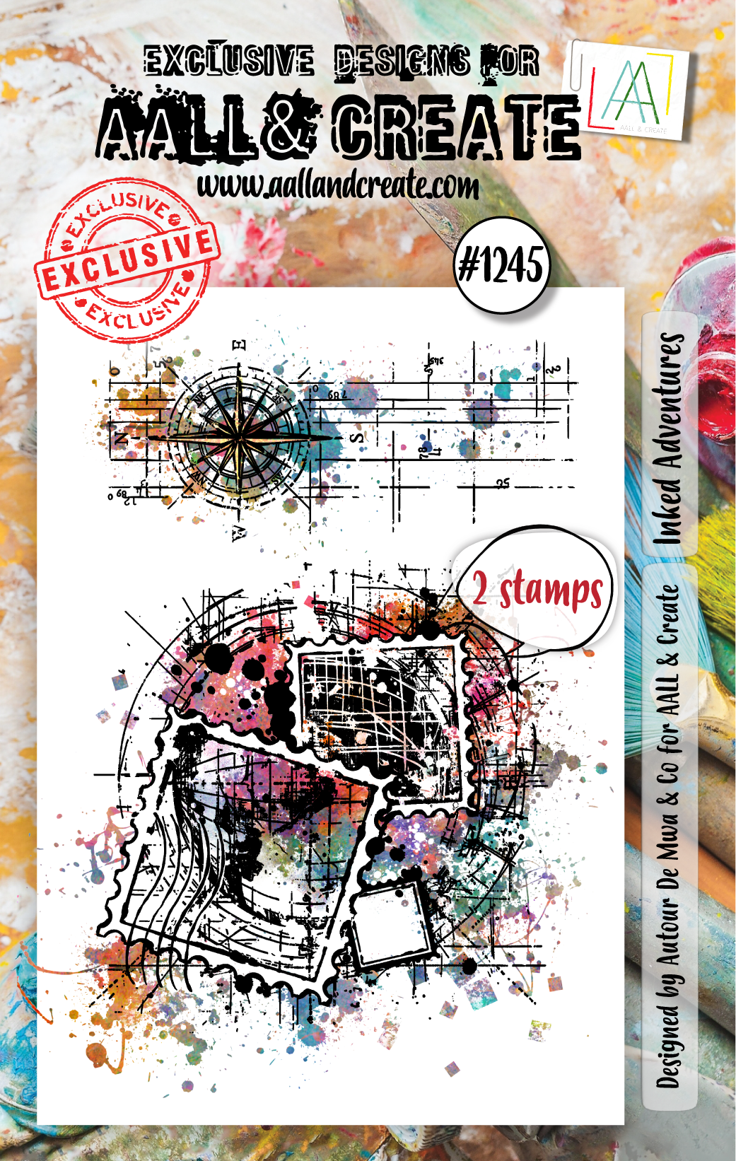 AALL & Create -A6  Clear Stamp - #1245 - Inked Adventures