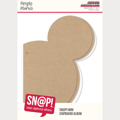 Simple Stories - Snap! Mini Chipboard Album - Mouse Ear