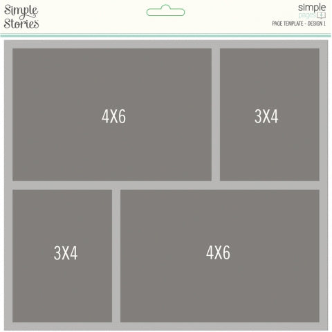 Simple Stories - Simple page template Design 1