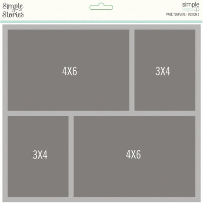 Simple Stories - Simple page template Design 1
