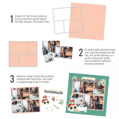 Simple Stories - Simple page template Design 1