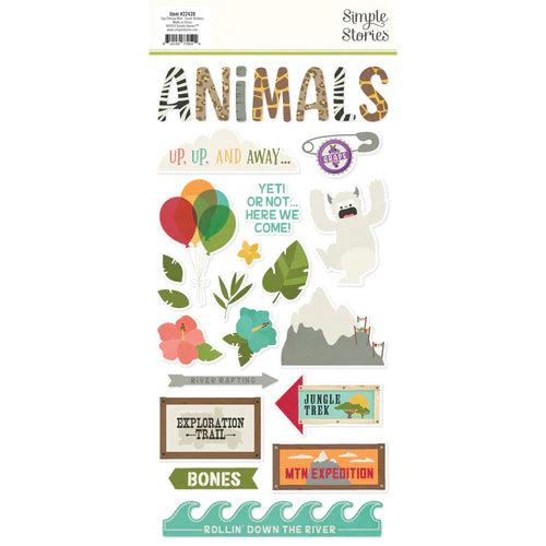 Simple Stories - Say Cheese Wild Foam Stickers (44 stickers)