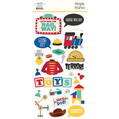 Simple Stories - Say Cheese Tinseltown Foam Stickers (44 stickers)