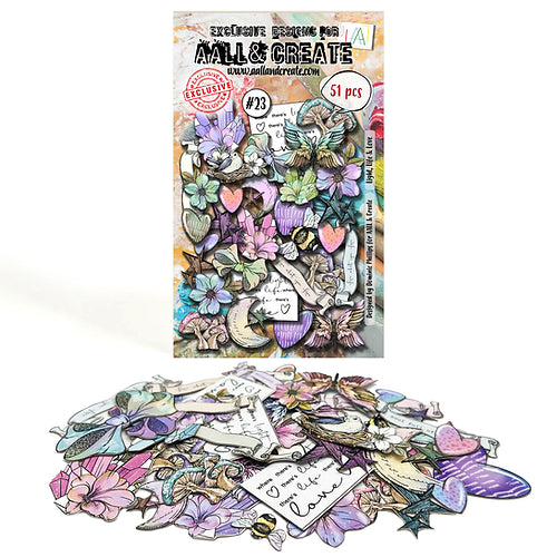 AALL & Create - Ephemera Die-Cuts - Light, life & Love - 51pcs