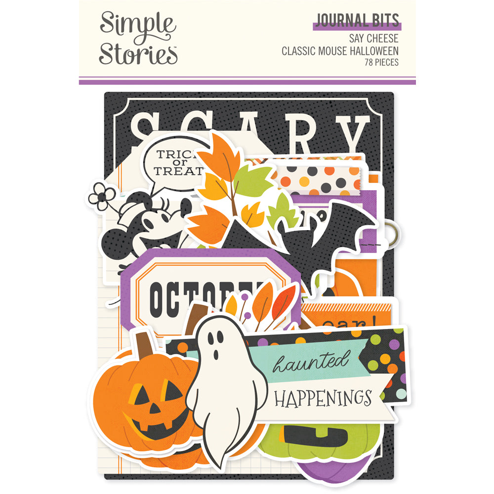 Simple Stories - Say Cheese Classic Mouse Halloween - Journal Bits & Pieces