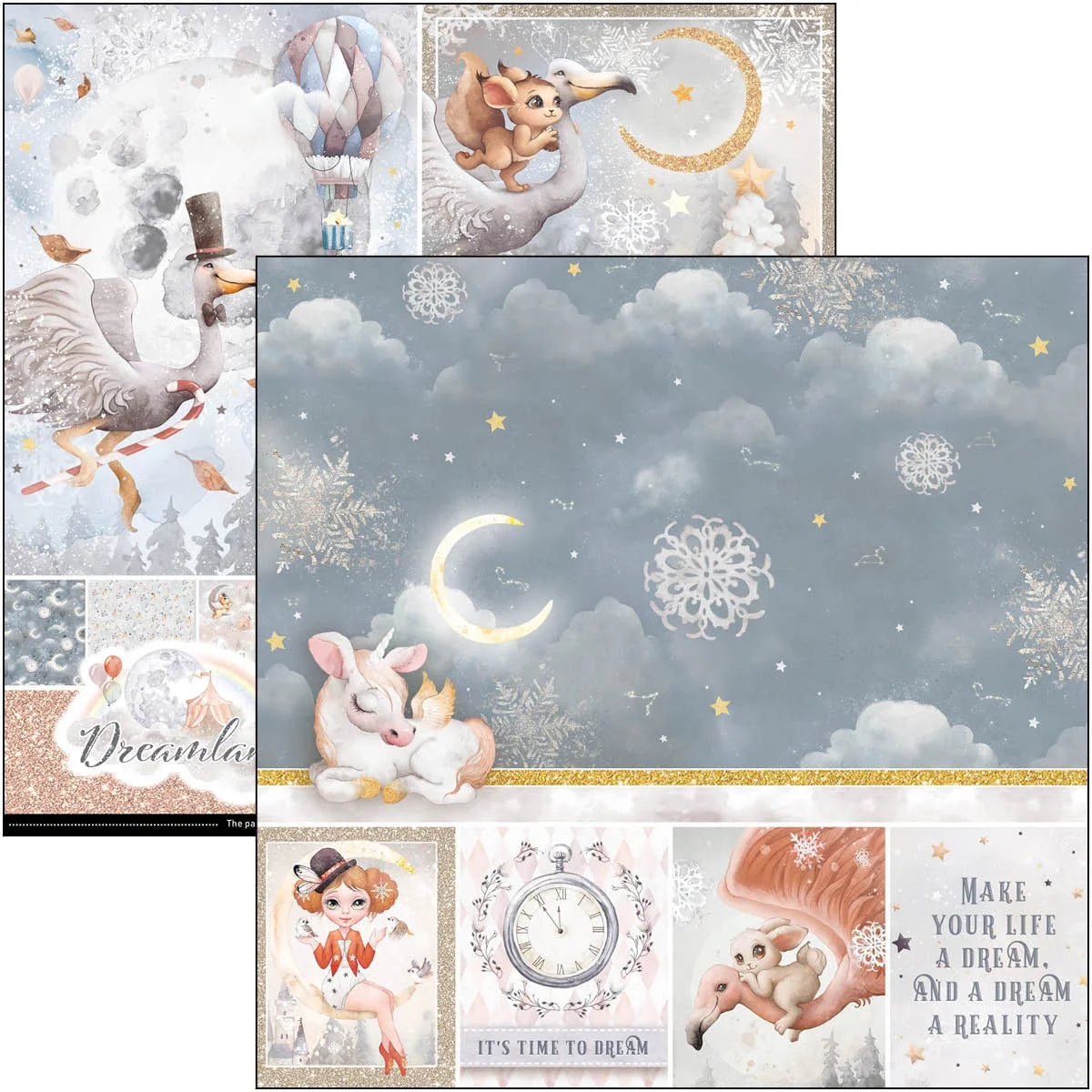 CIAO BELLA  - 8x8 Paper Pad - Dreamland