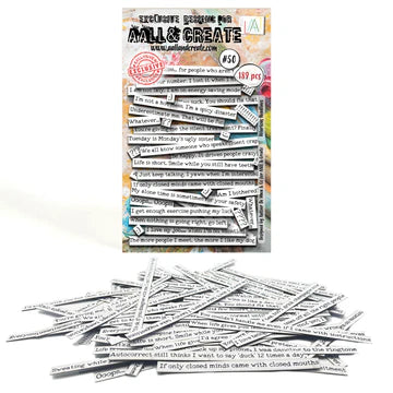 AALL & Create - Ephemera Die-Cuts - Hilarious Headlines 189 pcs