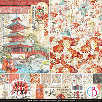 CIAO BELLA  - 12 x 12 Land of the Rising Sun Patterns Pad