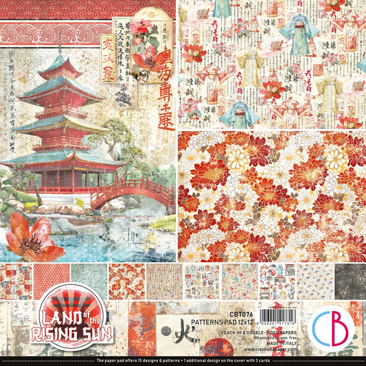 CIAO BELLA  - 12 x 12 Land of the Rising Sun Patterns Pad