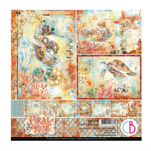 CIAO BELLA  - 8x8 Coral Reef  Paper Pad