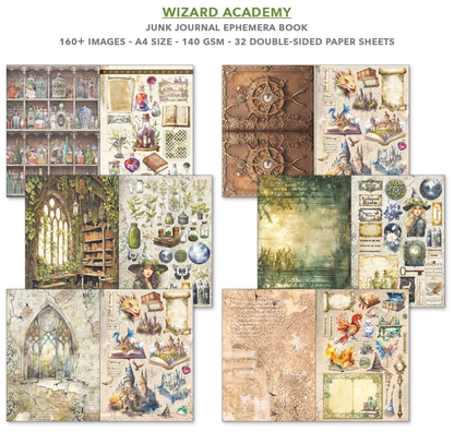 CIAO BELLA -Junk Journal & Ephemera Book - Wizard Academy