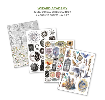 CIAO BELLA -Junk Journal & Ephemera Book - Wizard Academy