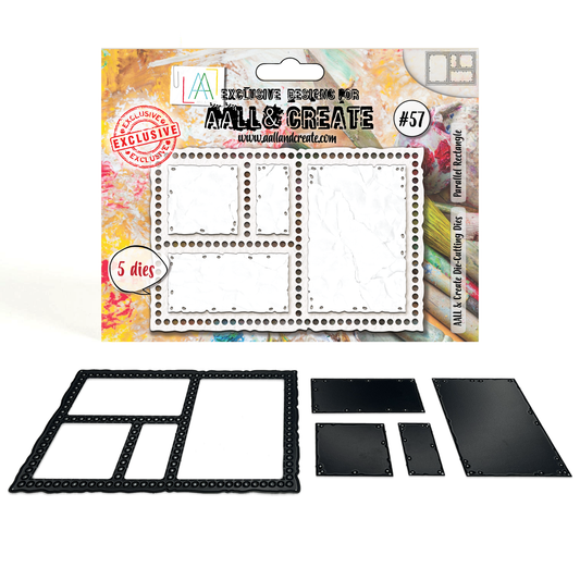 AALL & Create - Dies - #57 - Parallel Rectangle - 5 dies