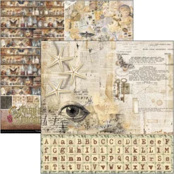 CIAO BELLA  - 12 x 12  Patterns Pad - Cabinet of Curiosities