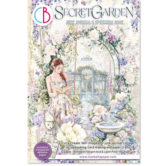 CIAO BELLA -Junk Journal & Ephemera Book - Secret Garden