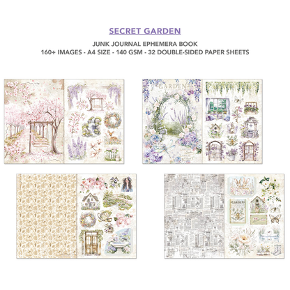 CIAO BELLA -Junk Journal & Ephemera Book - Secret Garden