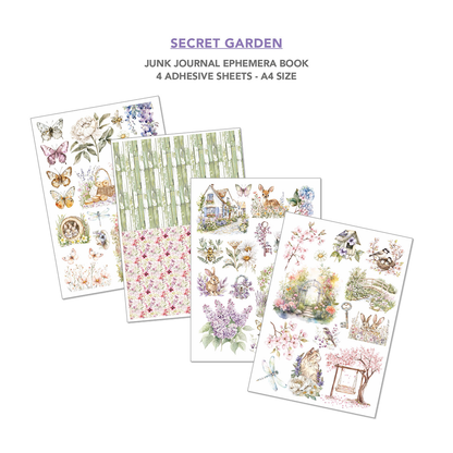 CIAO BELLA -Junk Journal & Ephemera Book - Secret Garden