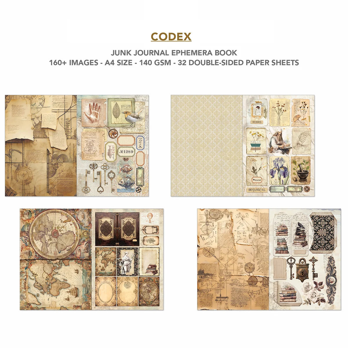 CIAO BELLA -Junk Journal & Ephemera Book - Codex