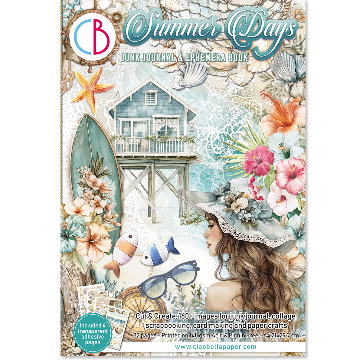 CIAO BELLA -Junk Journal & Ephemera Book - Summer Days
