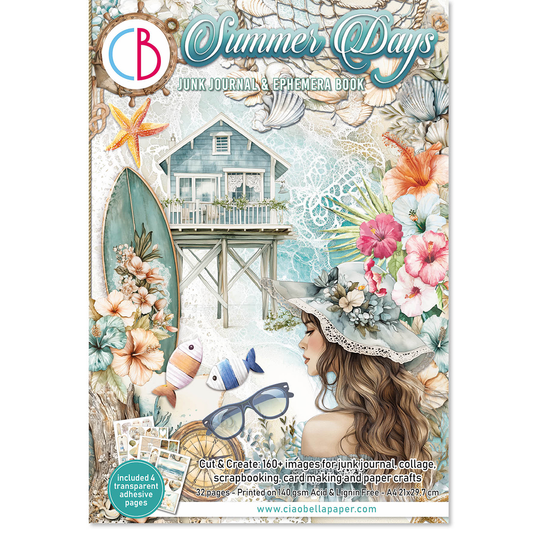 CIAO BELLA -Junk Journal & Ephemera Book - Summer Days