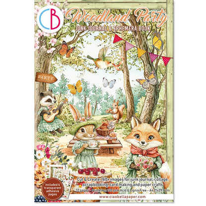 CIAO BELLA -Junk Journal & Ephemera Book - Woodland Party